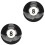 2Pièces Boules De Billard En Résine Noire Calibrées Stables 5