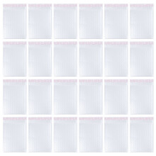 50Pièces Sacs D'expédition Bulles Auto-Adhésifs Pe Blancs Résistants