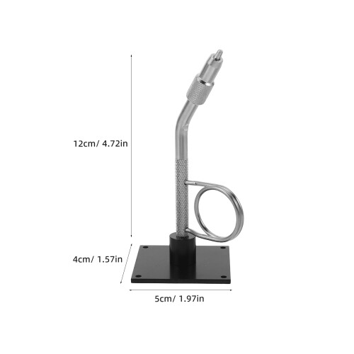 Étau Réglable Zinc Base Stable Outil Montage Hameçon Multiusage 2