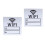 2Pcs Silver Acrylic WiFi Password Sign Waterproof Mirror Wall Sticker 5