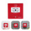 Plastic Fire Call Button Manual Reset Emergency Alarm Switch Red 10
