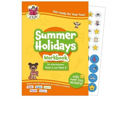 CGP Summer Holidays Activity Workbook for kids between Year 1 and Year