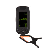 Tuner pour guitare portable à clip avec écran LCD rétroéclairé, 6,5 cm