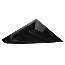 Achterzijruitlamellen, Scheplouvres Cover Blinds voor 5 MG5 2021 Auto-Exterieuraccessoires, Helderzwarte Stijl
