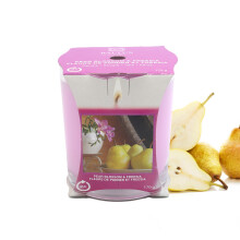 Pear Blossom & Freesia Scented Candle 170g Jar Single Wick 45hrs Glass Cup Gift