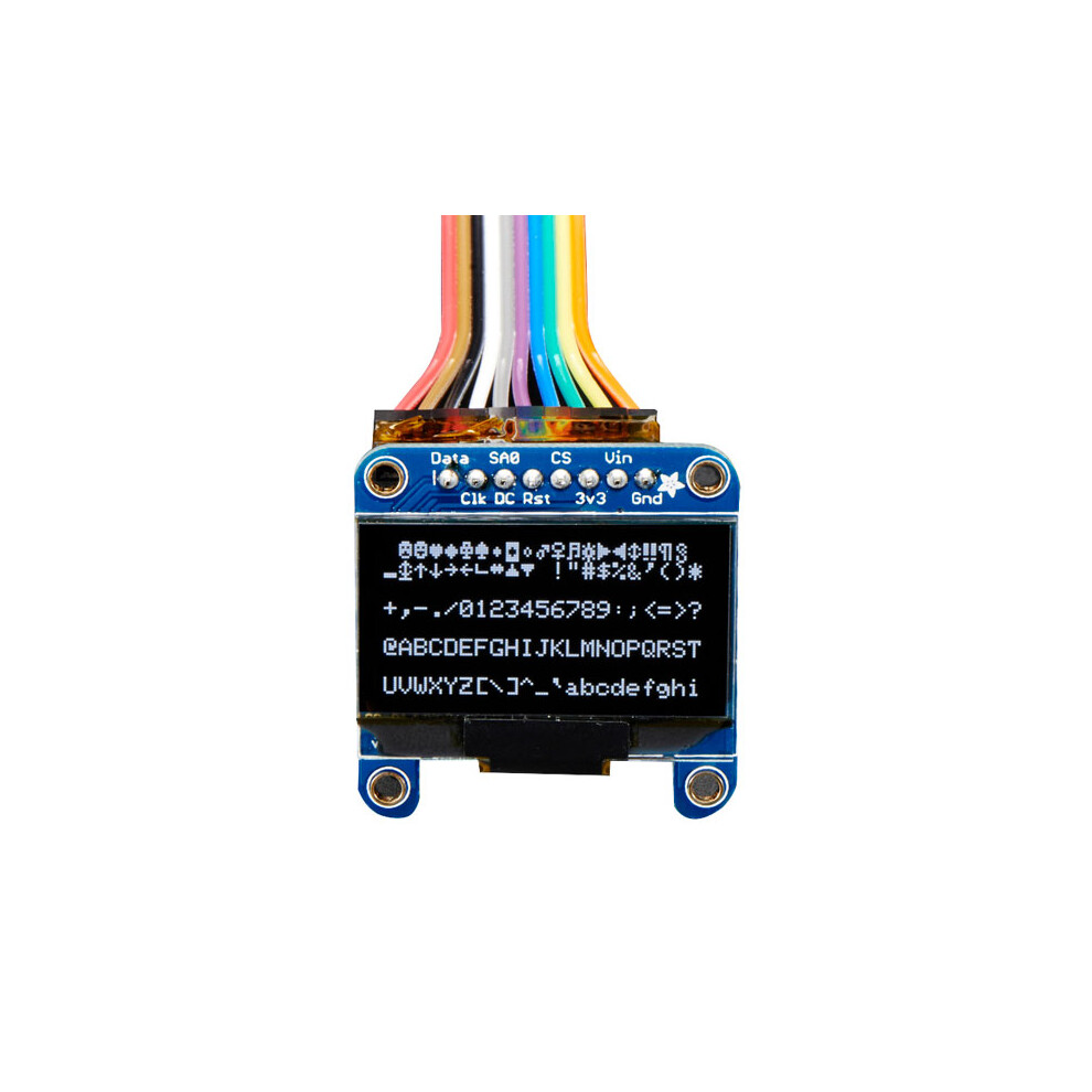 Adafruit 938 Oled 1.3" 128X64 White Graphic Display Ssd1306 I2c Or Spi 700161461053
