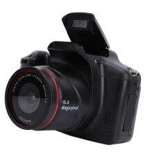 Cámara digital 16 MP SLR micro de 2,4 pulgadas negra con zoom óptico de 16x