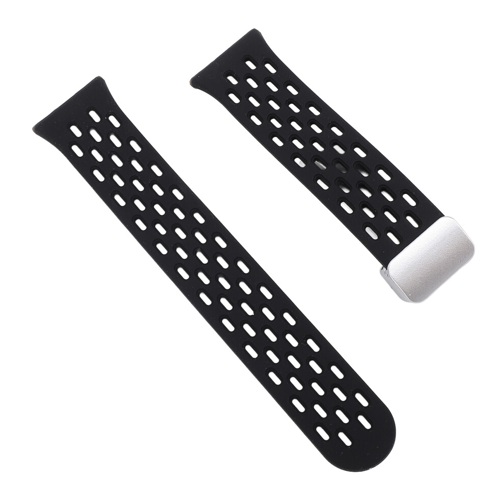 Lightweight Silicone Quick Release Watch Band For Galaxy Fit3 Black 5091390842900