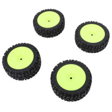 Verde WLTOYS 124018/124016/144001 Neumáticos delanteros/traseros