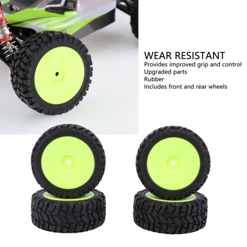 Neumáticos RC 124018-124016-144001 Verde fluorescente 2