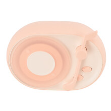 lampe de nuit à haut-parleur rose avec tourne-disque et éclairage d'ambiance
