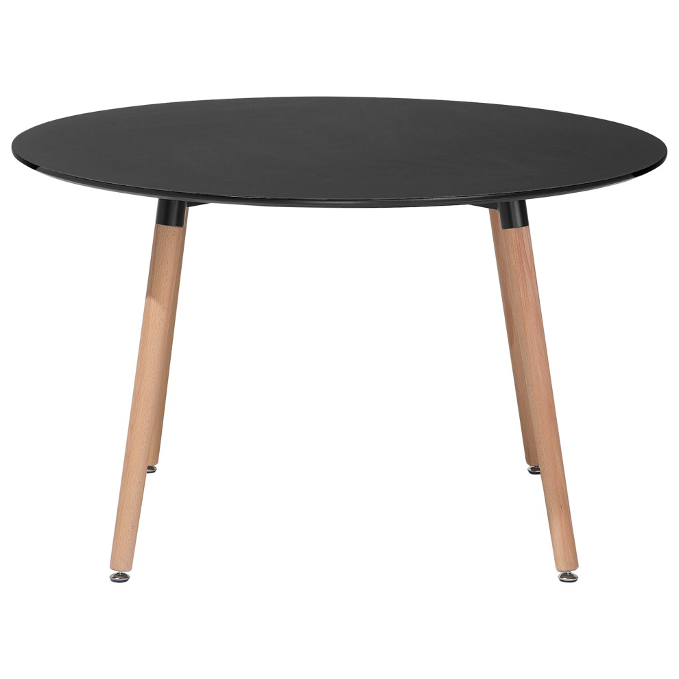 Dining Table BOVIO Black 120 cm 120 cm