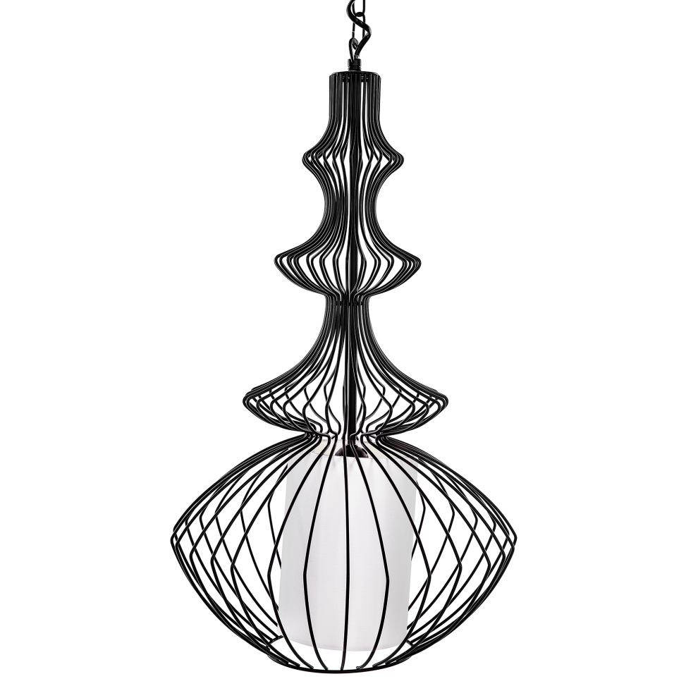 Pendant Lamp KOLVA Metal Black
