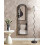 Beliani Wall Mirror AJAIN 45 cm 146 cm Metal Black 2