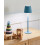 Beliani Table Lamp POMBEIRO Metal Light Blue 2