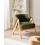 Beliani Armchair SKEI Boucle Dark Green 2