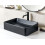 Beliani Countertop Basin CHIVANA 510 x 340 mm Ceramic Black 2