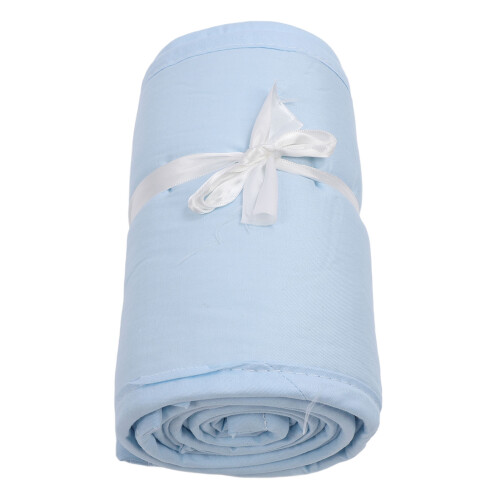 3 piezas de protector de cuna de algodón - Estrella Azul 125x18cm