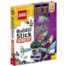 LEGO Books Build and Stick Robots by Buster Books Hardcover Book