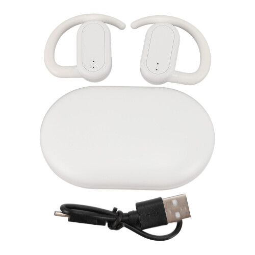 Écouteurs miniatures traducteurs Bluetooth 144 langues Blanc GT04 1