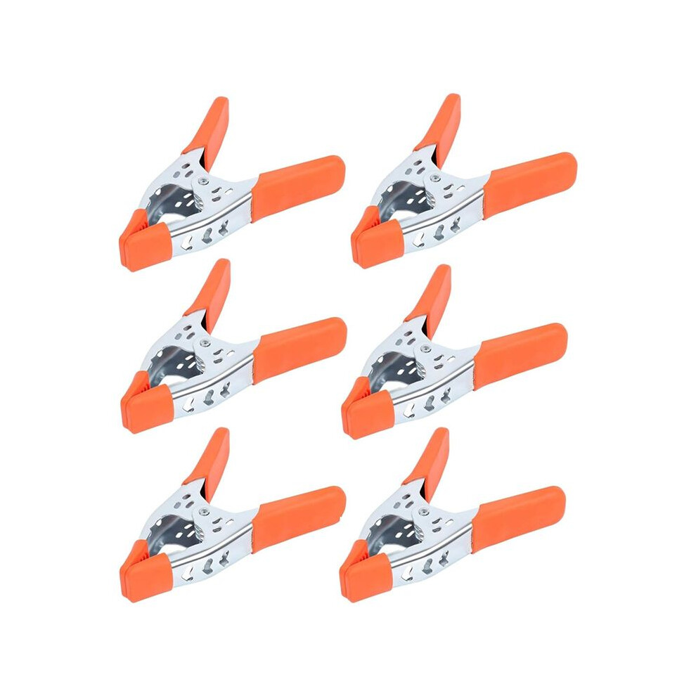 6Pcs 6Inch Spring Clamp, Heavy Duty Spring Metal Spring Clamps, 2.5-Inch Jaw Opening 6032483754853