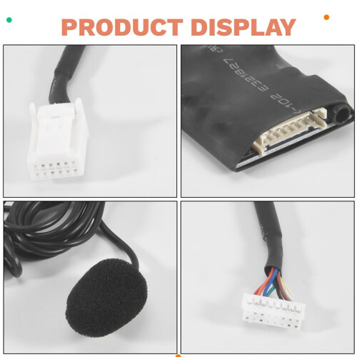 Autoradio-Audioadapter  AUX-Kabel Microfoon Handsfree Muziekinterface Discbox voor  Camry  RAV4 1