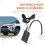 Autoradio-Audioadapter  AUX-Kabel Microfoon Handsfree Muziekinterface Discbox voor  Camry  RAV4 7