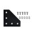 10Pcs 2020 L Shape Joint Plates Corner Bracket for Aluminum Extrusion Profile Enhanced Stability & Support 3