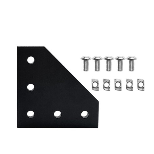 10Pcs 2020 L Shape Joint Plates Corner Bracket for Aluminum Extrusion Profile Enhanced Stability & Support 2