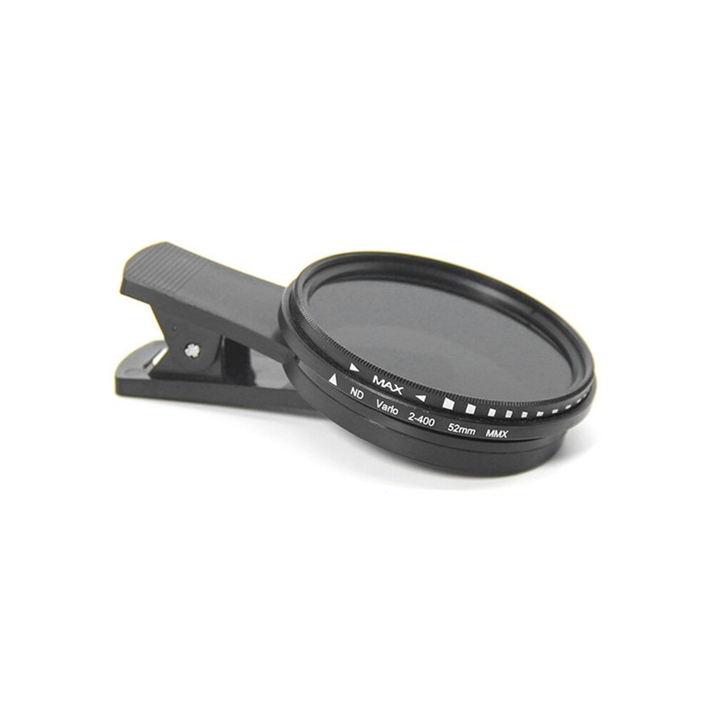 52Mm Phone Nd Filter Nd2 To Nd400 Clip- Variable Neutral Density Filter For Phone Mobile Phone Camera 6033286405133