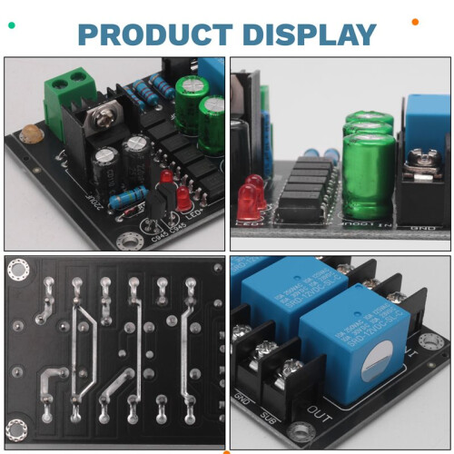 300W Digital Amplifier Speaker Protection Board Relay Protection Module 2.1 Three-Channel Speaker Delay Protection 1