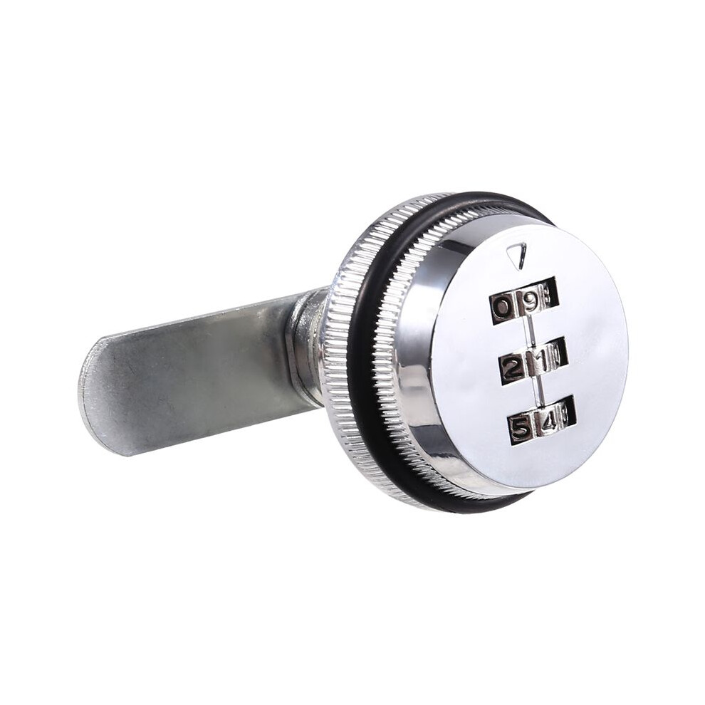 20Mm Mechanical Combination Lock Anti Theft Lock For Office Filing Cabinet Drawer Envelope Box Storage Cabinet Chrome 6034191708418