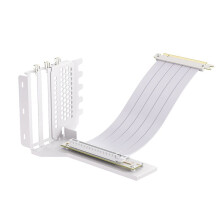 L-Z3 GPU Vertical Mounting Bracket Kit, PCIe 4.0 X16 Riser Cable 200mm,  Card Steering Mounting Bracket White