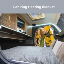 Electric Heating Blanket USB Heater Blanket Plush Winter Warm- Adjustable Temperature Timing Heating Pad 150x160cm