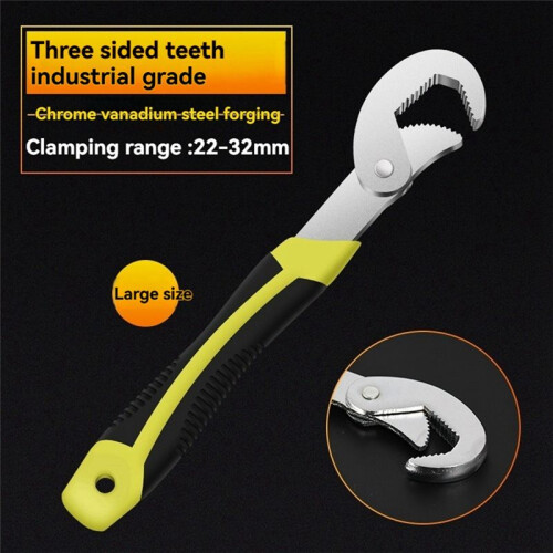 Multi-Function Tool Wrench Multi-Function Repair Wrench Pipe Wrench Adjustable Ratchet Wrench Baffle Wrench 2