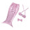 Costume de queue de poisson pour chat 1010 cm 3,943,94 po Rose 2
