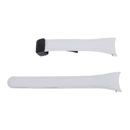 Galaxy Watch 6 5 4 Silikonarmband, schmal hellgrau
