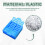 Stencil per Note Adesive Compatibile con Post Notes, Base per Blocchi Adesivi 3x3 con 2 Stencil Inclusi, Organizer per Blocco Note Blu 6