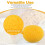 4Pcs Wall Texture Sponges, Sponge for Patch/Repair Ceiling Drywall Wall, DIY Painting Ceiling Wall Texture, Round Sponge 4