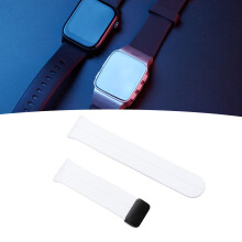 Silicone Weiße Schnellverschlussarmband für Galaxy Fit3 mit Faltverschluss
