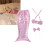 Costume de queue de poisson pour chat 1010 cm 3,943,94 po Rose 4