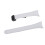 Galaxy Watch 6 5 4 Silikonarmband, schmal hellgrau 5