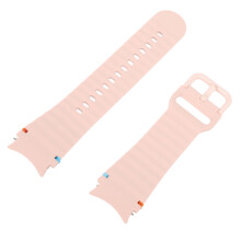 Silicone-Uhrenarmband für Series 4-7 Smartwatch, Wellenförmiger Rosé-Annaht