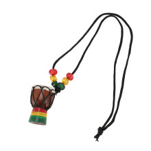 Colgante de tambor africano - djembe ligero de madera