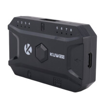 -Hub USB 5.0-Konverter Kabelgebundene Tastatur und Maus zum Wireless-Hub-Adapter UnterstüTzt 8 GeräTe für Tablets, Laptops und MobilgeräTe