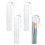 4 Pack Extendable Plastic Paint Brush Case, Clear Long Paint Brush Holder Tube, Storage Pencil Container 8