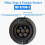 EV Charging Socket Outlet Type 2 Socket Connector 4 Point Fixed European Standard IEC 62196-2 32A 3 Phase AC 5