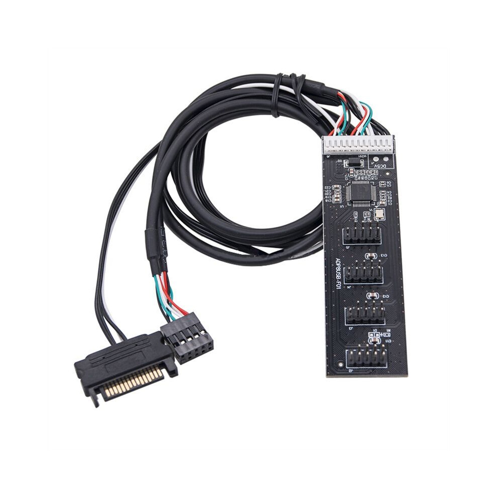 Usb2.0 Header Splitter 9 Pin 1 To 4 Extension Hub Splitter With Interface Cable For Pc Mainboard Adapter 6031264477073