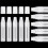 10 Pack Paint Pens 15 mm White Empty Acrylic Permanent  Clear Acrylic Paint  Pens Refillable  Pen 2