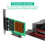 PCI-E PCI Express 4.0 4X Extension Cable ( Dual Vertical 90 Degree Direction) 5